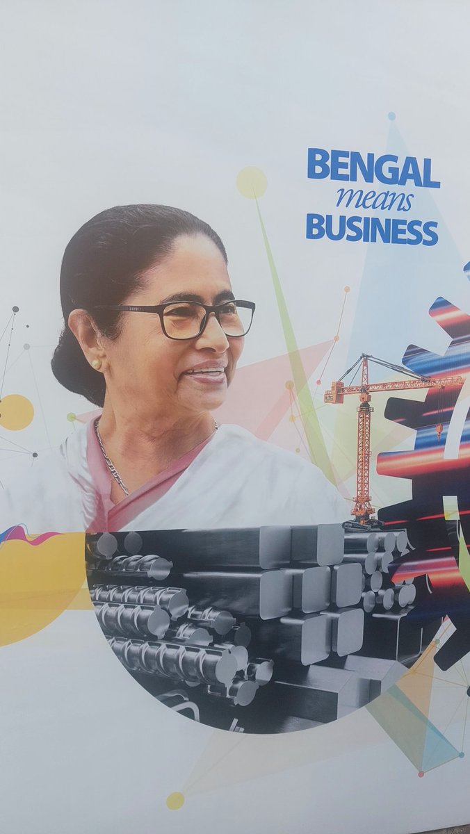 SawaliSaloni's tweet photo. Had a super time at the @BengalSummit hearing the eminent personalities @MukeshDhiAmbani @MamtaBanarji5, heads from  @ITCCorpCom @TheJSWGroup @ficci_india @CII4ER and others . 
#BengalGlobalSummit2025  #BengalMeansBusiness https://t.co/8koCQq1oaE