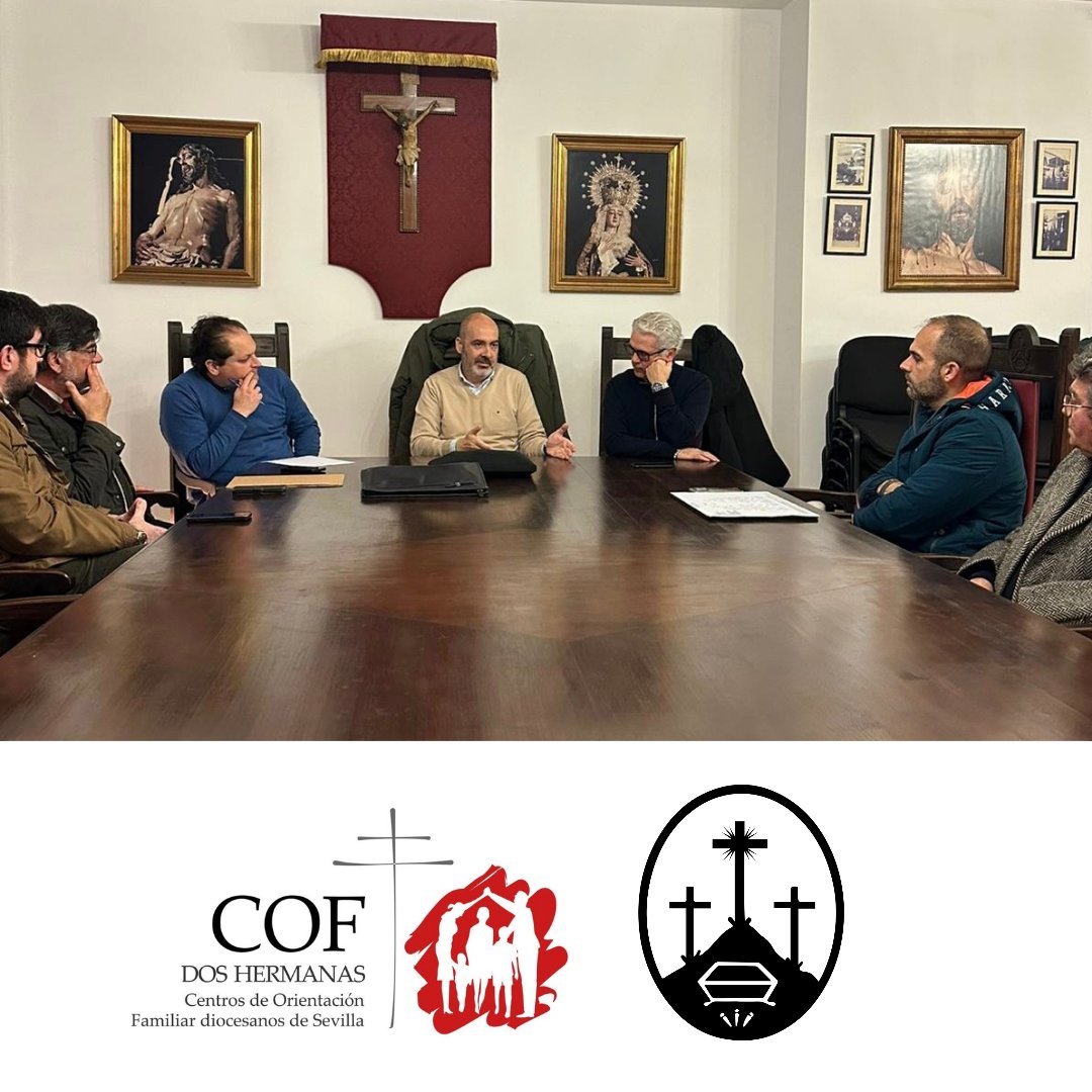 👨‍👩‍👦‍👦Ayer la Junta de Gobierno recibió la visita del Director del <a href="/COF2H/">COF Dos Hermanas</a>, D. Francisco Muriel, el cual nos informo de todos los proyectos llevados a cabo durante estos 14 años de andadura, desde nuestra Hermandad expresamos sentirnos orgullosos de la labor realizada con las familias