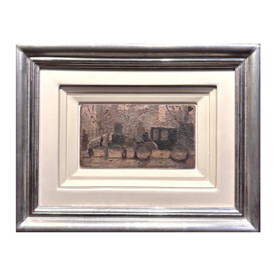 We are delighted to have sold this exquisite oil study, a preparatory piece for Pierre Adolphe Valette’s painting Old Cab at All Saints, which is displayed at Manchester Art Gallery.

#manchesterartgallery #pierreadolphevalette #valette  #contepmorarysix #northernart #britishart