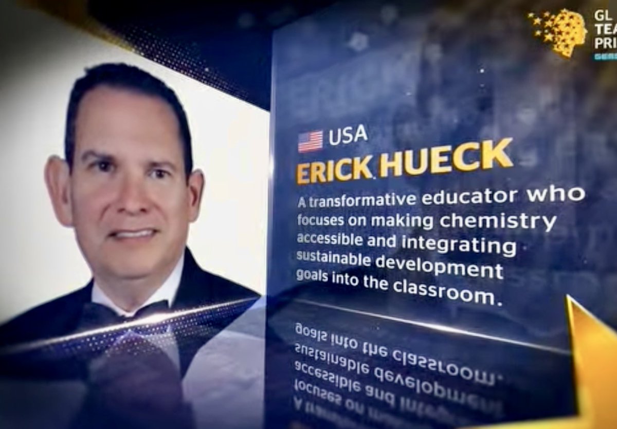 A BIG congratulations to Dr. Erick Hueck who is a finalist for the Global Teacher Prize representing North America!  Your ⁦<a href="/MDCPS/">Miami-Dade Schools</a>⁩ Family is very proud of you! 
⁦<a href="/SuptDotres/">Jose L. Dotres, Ed.D.</a>⁩ ⁦<a href="/MDCPSCentral/">Central Region</a>⁩ ⁦⁩ ⁦⁦<a href="/miamiseniorhigh/">Miami Senior High</a>⁩
#YourBestChoiceMDCPS