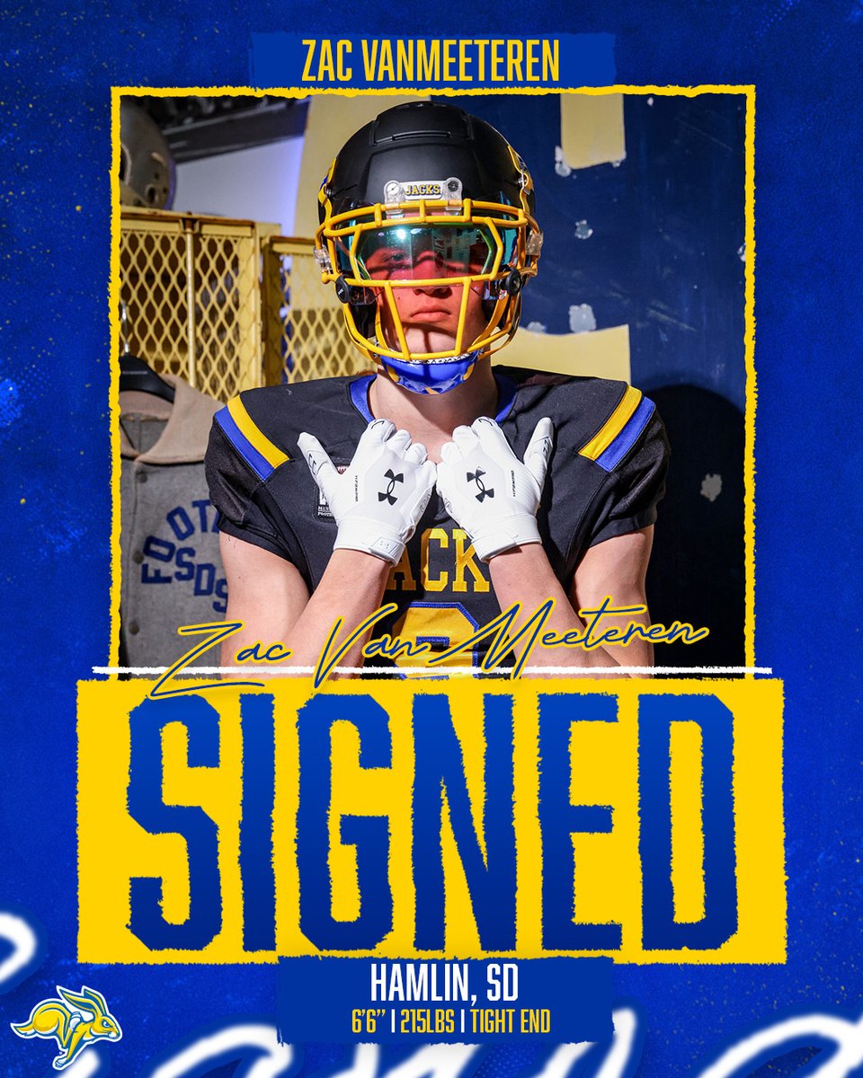 Welcome Home, <a href="/zacvanmeeteren/">Zac VanMeeteren</a> 🔵🟡

#GoJacks🐰🏈