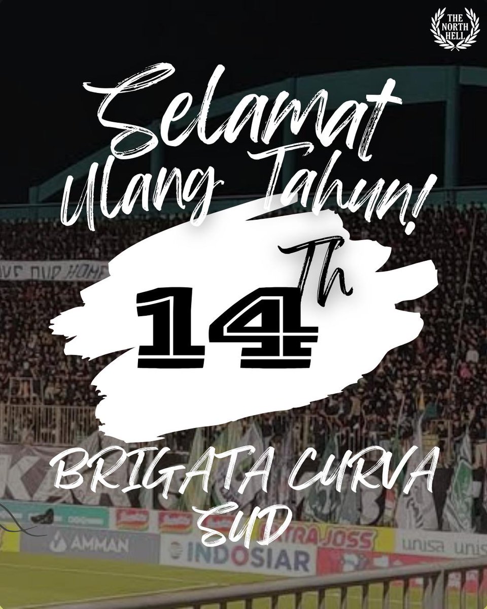 Selamat merayakan bersama 14th <a href="/BCSxPSS_1976/">Brigata Curva Sud</a> 🍻

#TNH1950