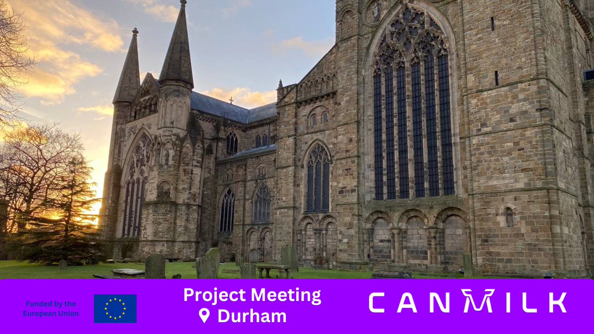 The CANMILK project  meeting in Durham has officially begun! Over the next two days, we will  be reviewing the progress of the project, discussing the next steps and  visiting our project partners at <a href="/durham_uni/">Durham University</a> and <a href="/Johnson_Matthey/">Johnson Matthey</a> to  explore their laboratories.🌱🔬
