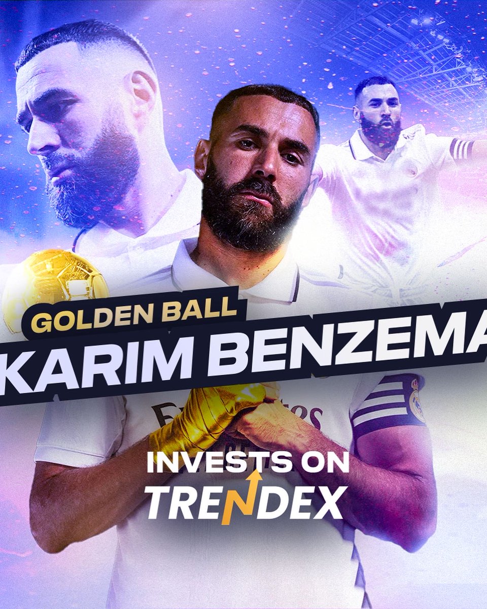 _TPconsulting's tweet photo. 🇫🇷TP Consulting est heureux d’annoncer la signature de Karim Benzema, joueur international français de football et actuel Ballon d’Or qui devient investisseur et ambassadeur de @TrendexAnalyst 
#karimbenzema X @TrendexAnalyst https://t.co/J2QLcmePmN