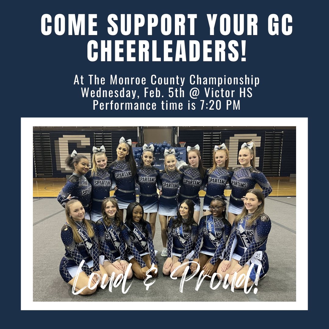 Gates Chili Cheerleading tweet media
