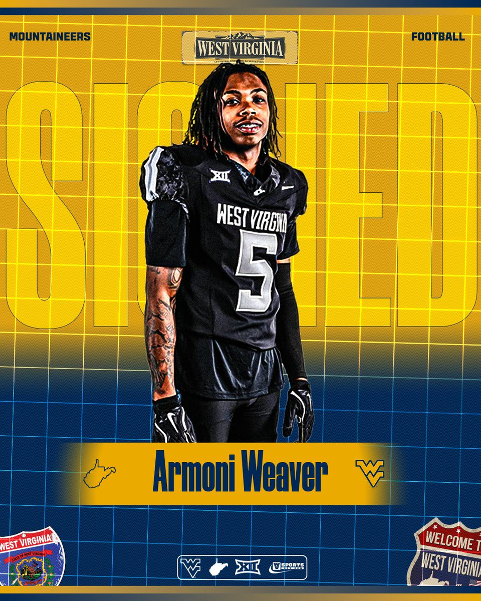 #WVU has officially signed Armoni Weaver. #HailWV