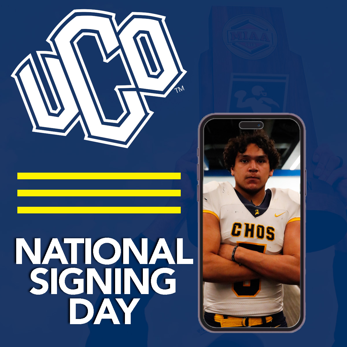Welcome to UCO, Edwin Gonzales-Salas!
<a href="/Edwingonzo23/">Edwin Gonzales-Salas</a> 

High School: Rockwall (TX)
Position: DE

#RollChos25 #NSD25
