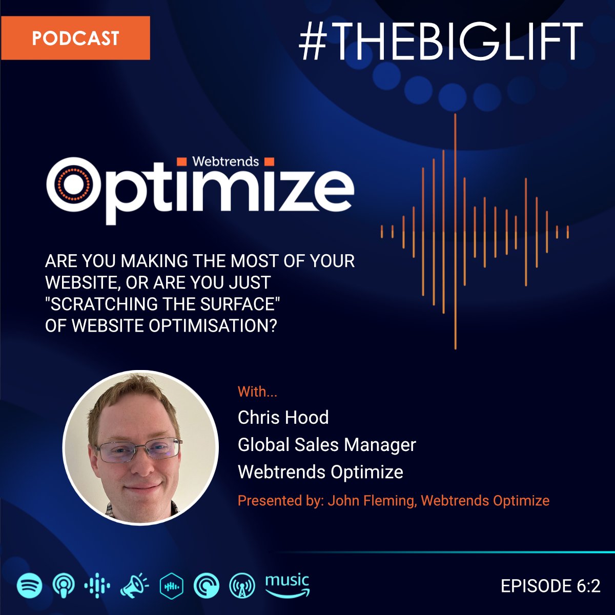 On #TheBigLift, we explore the growth of optimisation &amp; the huge arsenal of features available at Webtends Optimize. But, you should not fall into the trap of trying to use them all at once. Learn valuable insights on how to research for the best results👇
webtrends-optimize.com/podcasts/