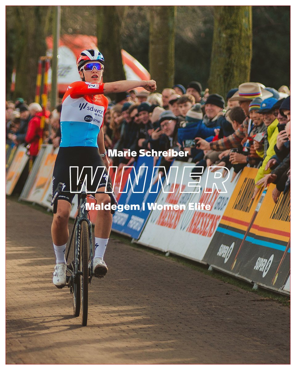 From the podium in Liévin to the top spot in Maldegem. 🥇 Luxembourg champion Marie Schreiber made it look like a walk in the park! 🌳 #Parkcross #Maldegem #ExactCross