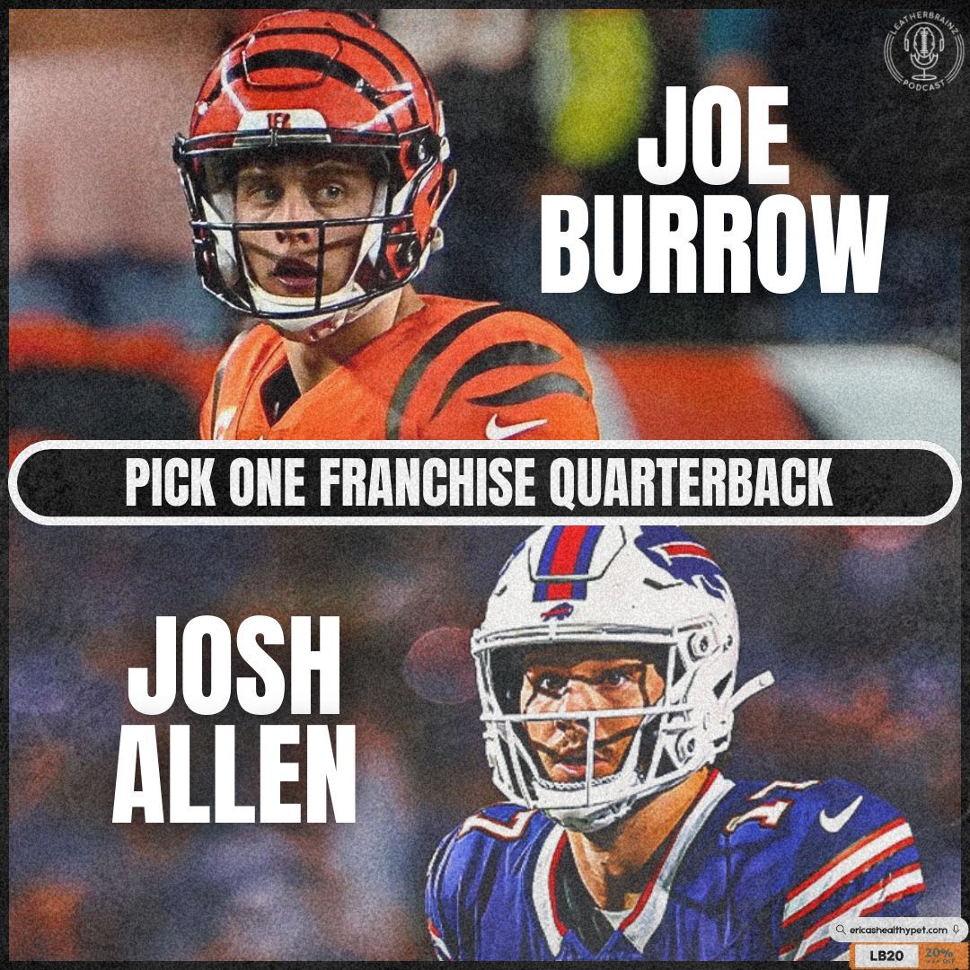 Who would you rather have as your franchise QB?

❤️ for Joe Burrow
🔁 for Josh Allen