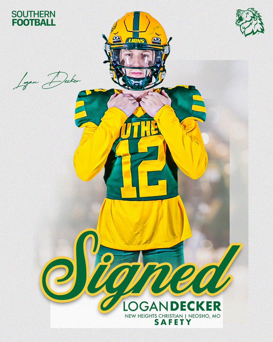 “A smart, high-energy player who will bring a great nose for the ball to the defensive backfield.”

Welcome to the Lion Family, Logan Decker! 🦁

#NSD25 x #FAATE