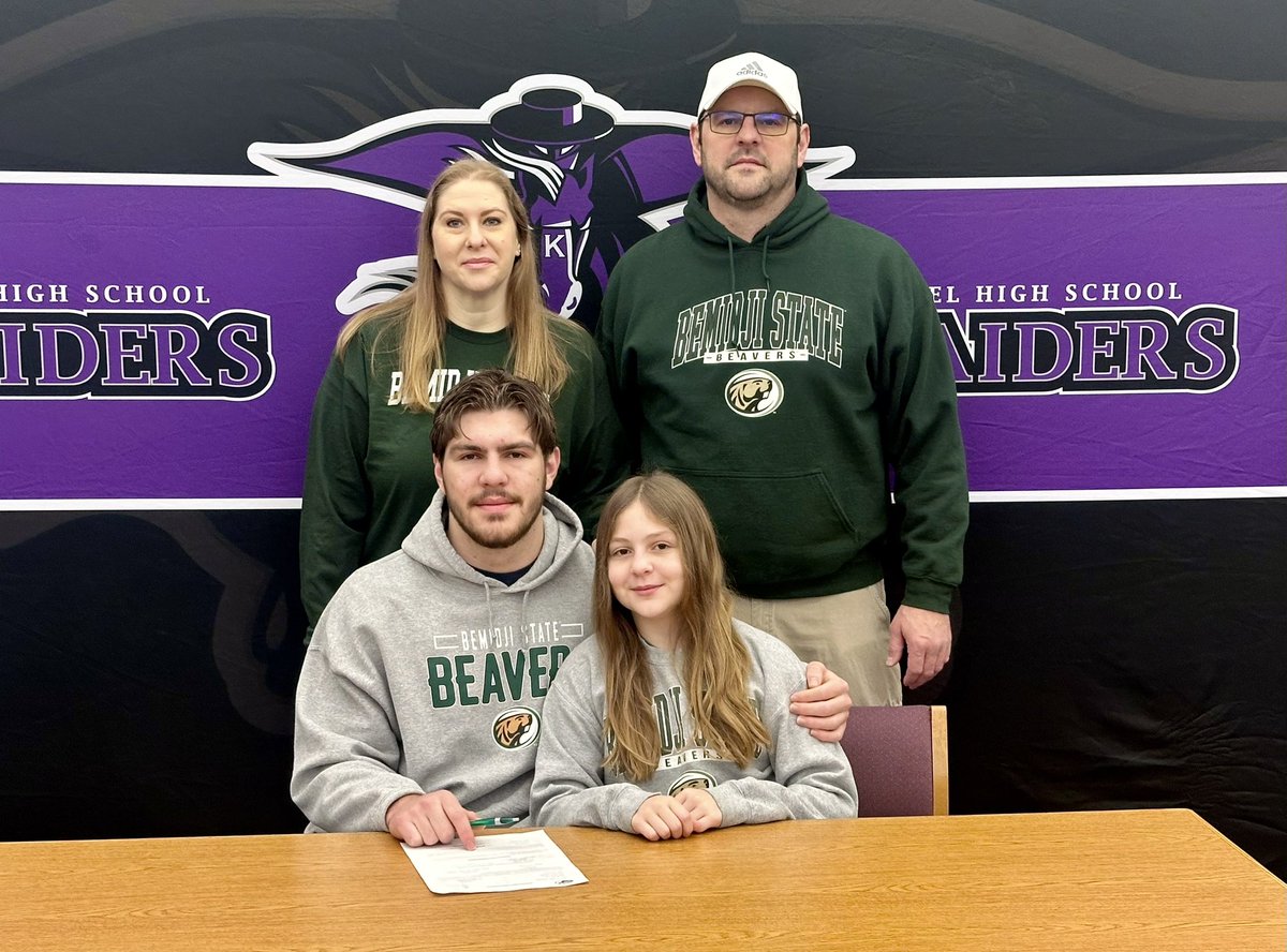 So glad to make my family part of the <a href="/BSUBeaversFB/">Bemidji State Football</a> family!