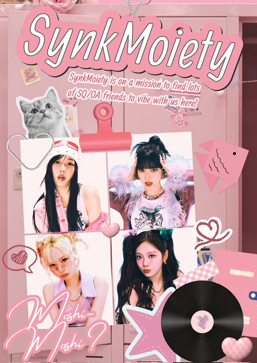 ⓘ A 𝘳͟𝘦͟𝘱͟𝘰͟𝘴͟𝘵 will be greatly appreciated!

Hi! We are 𝐒𝐲𝐧𝐤𝐌𝐨𝐢𝐞𝐭𝐲, and we're all about making new friends. We’d love to connect with all the amazing OA/SQ out there! Leave a tiny sprinkle of your presence here, and let’s grow the sweetest friendship together!♡