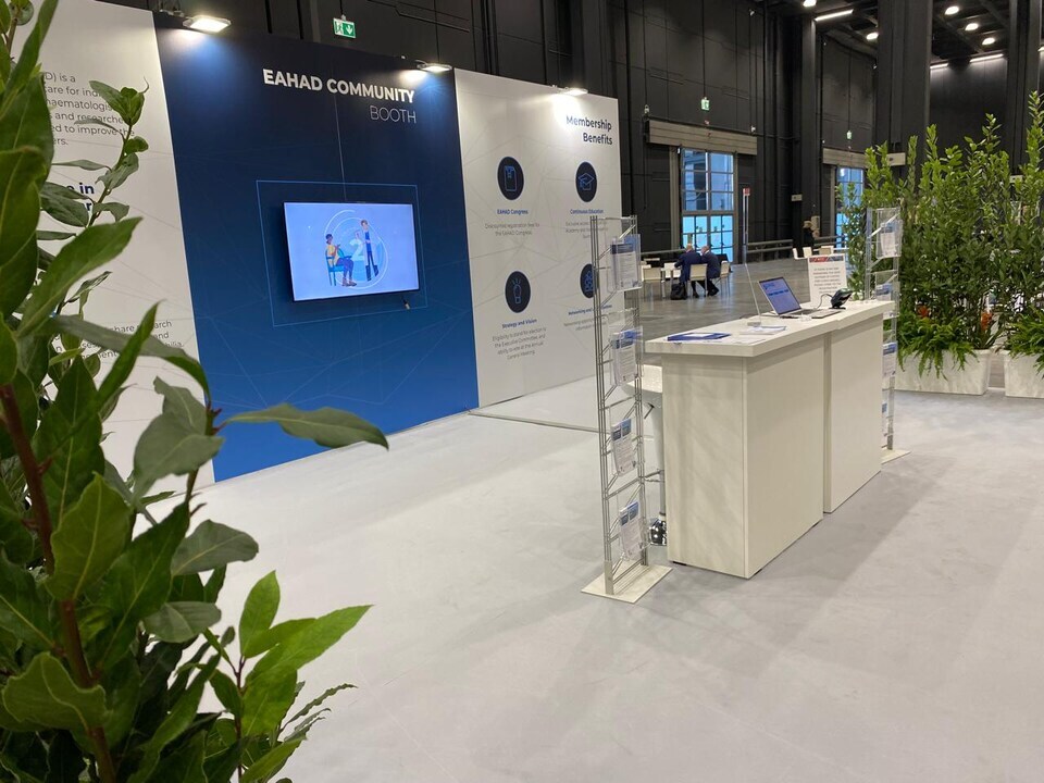 Visit the EAHAD community booth in the North Hall to become a member of our dynamic network of #haemophila and #bleedingdisorder healthcare professionals. Benefit from reduced registration fees for the next EAHAD Congress, access resources at the EAHAD Academy, and much more!