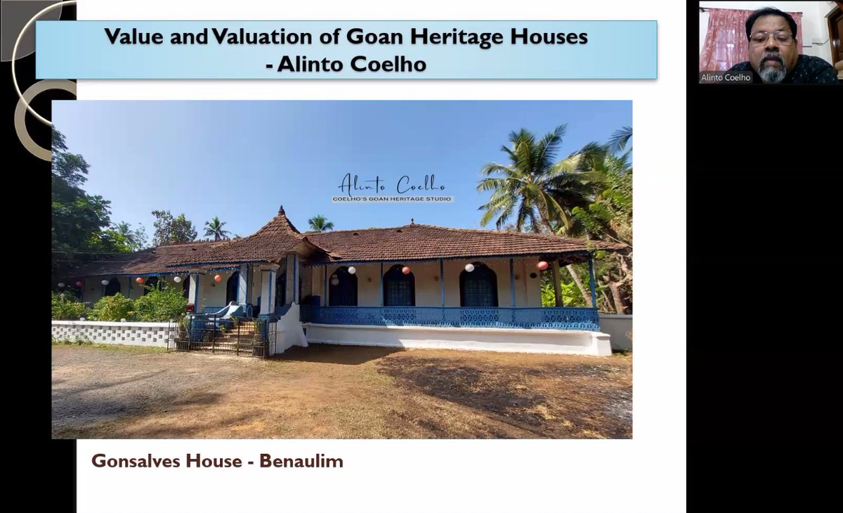 KhakiLab's tweet photo. At our latest Online Talk, #ValueAndValuation – Making Heritage Viable, civil engineer and heritage conservationist Alinto Coelho explored the challenges of maintaining heritage properties and how they can be made self-sustaining. Using Goan heritage houses as a case study, he demonstrated how conservation and economic viability can go hand in hand, ensuring these architectural gems are preserved for future generations.
The audience was fascinated by his firsthand insights from documenting over 160 heritage structures in Goa and his practical approach to restoration. His expertise shed light on the importance of adaptive reuse, making heritage conservation not just a responsibility but also a rewarding endeavor.
✨ Missed the talk? The talk is now available on the Khaki Lab YouTube channel: https://t.co/EXvvoWhtWe
You can also access our archive of Online Talks on the Khaki Lab YouTube Channel.
➡ Khaki Lab YouTube Channel: https://t.co/JCCNBXY6Lg
Join us for our next online talk this Saturday: #JevanTayaarAahe – Unveiling Marathi Cuisine By Bhushan Korgaonkar.
➡ Register now at: https://t.co/Vki6zSBzlP
✨ Stay tuned for more captivating talks this year!
#Heritage #OnlineTalks #CulturalPreservation #HeritageConservation #KhakiLab #GoanHeritage #SustainableHeritage #IndianArchitecture
@Khaki_Tours
