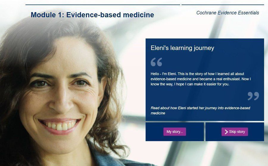 Cochrane Training (@cochranetrain) on Twitter photo Do you want an introduction to evidence-based medicine & systematic reviews? #CochraneEvidenceEssentials offers FREE online learning modules for everyone! 📚🌍
🤓Start learning today! 💻👉 buff.ly/2JHkEDf Available in English, Spanish, German & Russian <a href="/CochraneConsumr/">Cochrane Consumer Network</a> Do you want an introduction to evidence-based medicine & systematic reviews? #CochraneEvidenceEssentials offers FREE online learning modules for everyone! 📚🌍
🤓Start learning today! 💻👉 buff.ly/2JHkEDf Available in English, Spanish, German & Russian <a href="/CochraneConsumr/">Cochrane Consumer Network</a>