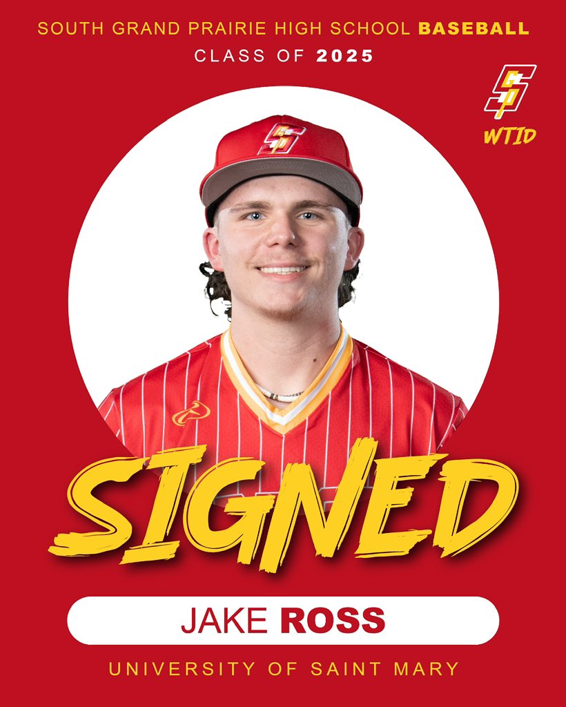 It’s official!

✍️ #signed ✍️

Jake Ross - OF

Heading to:
University of Saint Mary
Leavenworth, KS

#wtid👌
