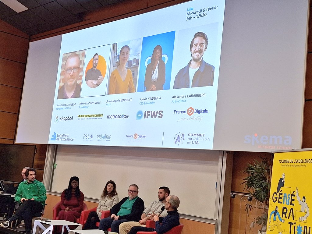 À #Lille Tournée génération IA avec <a href="/Les_EE/">Les Entretiens de l'Excellence</a> 💙