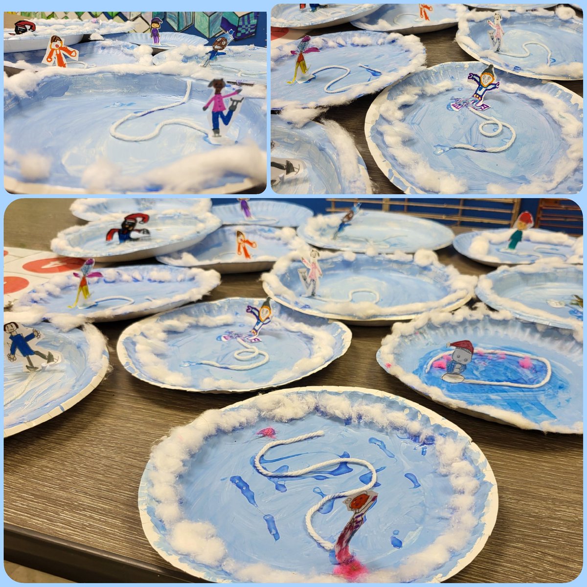 tcgch1's tweet photo. Loving my 2nd grade ice skaters. #ArtSmart @CLP_Elementary @risdfinearts https://t.co/133Pro7Pnj