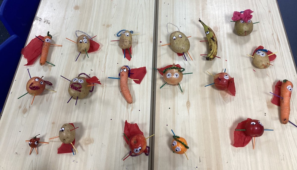 Nursery have made Super Fruit and Vegetables! #VPPArt