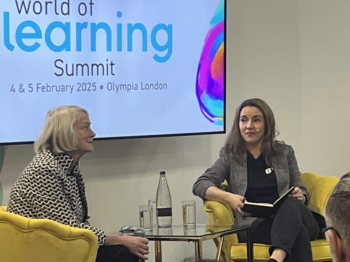 The trailblazing Kate Adie at the World of Learning 
 #WOL25