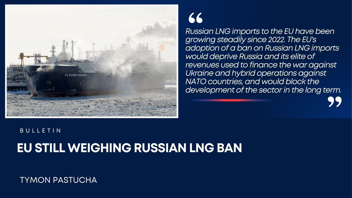 PISM (@pism_poland) on Twitter photo The imposition of an EU embargo on Russian LNG is supported by the situation on the global LNG market, the recent U.S. restrictions on the Russian energy sector, and the Trump administration’s announcement to increase American LNG exports to the EU, writes <a href="/TymonPastucha/">Tymon Pastucha</a> The imposition of an EU embargo on Russian LNG is supported by the situation on the global LNG market, the recent U.S. restrictions on the Russian energy sector, and the Trump administration’s announcement to increase American LNG exports to the EU, writes <a href="/TymonPastucha/">Tymon Pastucha</a>