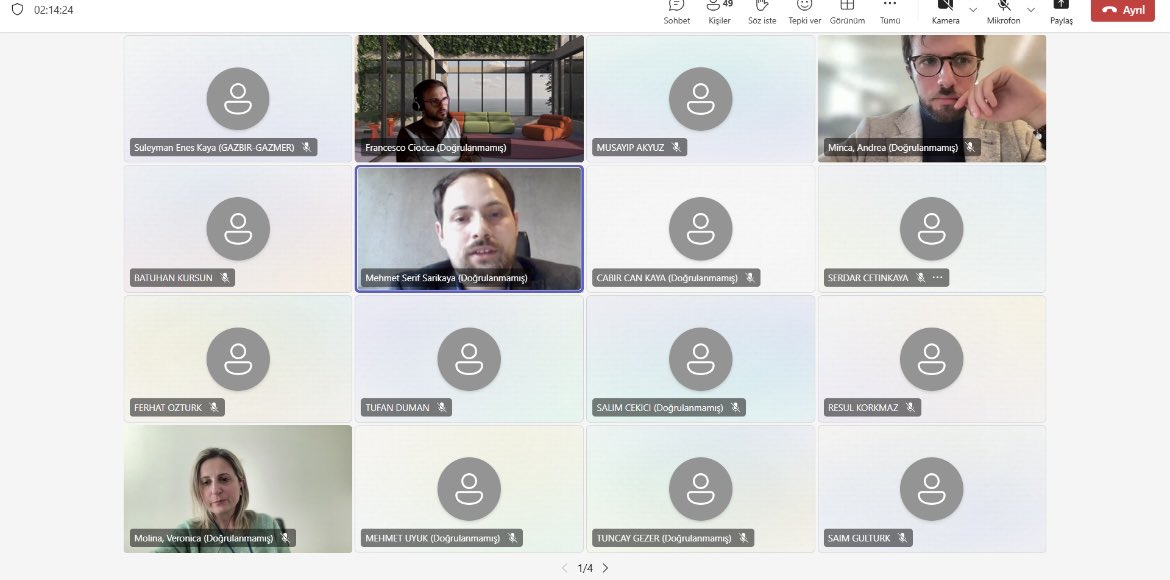3 Şubat 2025 tarihinde, GAZBİR-GAZMER koordinatörlüğünde ITALGAS ve AKSA Doğal Gaz temsilcilerinin katılımları ile doğal gaz kayıp kaçak tespiti ve ihbar yönetimi konularında değerlendirme toplantısı gerçekleştirildi.