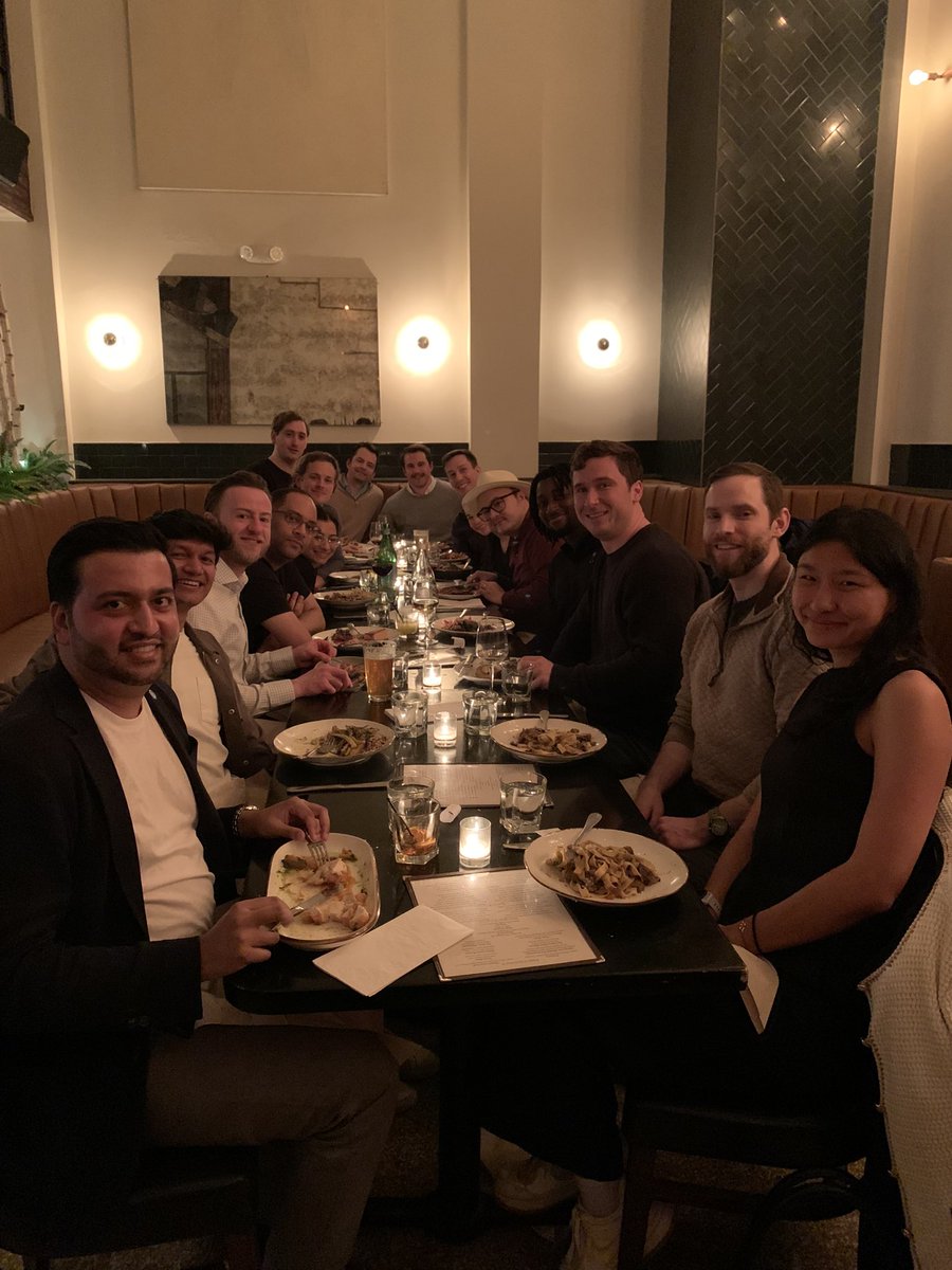 Mike MacCombie 💬 (@mikemaccombie) on Twitter photo One of my favorite traditions is a Welcome Wagon Dinner.
When I meet an investor that is new to the city, I like to make sure they are able to build some connectivity with a number of good folks.
Last night, we did one for <a href="/Jack_Raines/">Jack Raines</a> who just joined <a href="/slow/">Slow Ventures</a> and had a wonderful One of my favorite traditions is a Welcome Wagon Dinner.
When I meet an investor that is new to the city, I like to make sure they are able to build some connectivity with a number of good folks.
Last night, we did one for <a href="/Jack_Raines/">Jack Raines</a> who just joined <a href="/slow/">Slow Ventures</a> and had a wonderful
