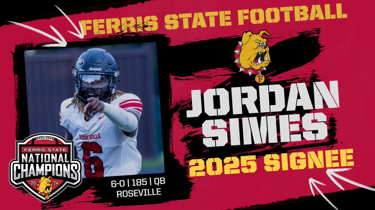 NOW A DAWG! Talented quarterback Jordan Simes from Roseville has signed with the National Champs and is now officially a DAWG! Another awesome signee in this year's class! #FSUNSD25 <a href="/jd_simes/">Jordan Simes</a>