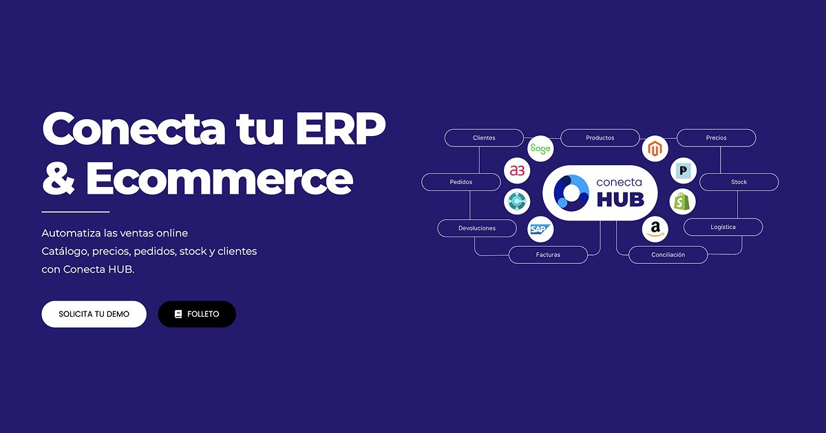 ConectaSoftware's tweet image. ¿Conoces el Conector Ecommerce ERP de Conecta HUB?

Automatiza tus ventas sincronizando catálogo, precios, pedidos, stock y clientes

conectasoftware.com/tienda-online/