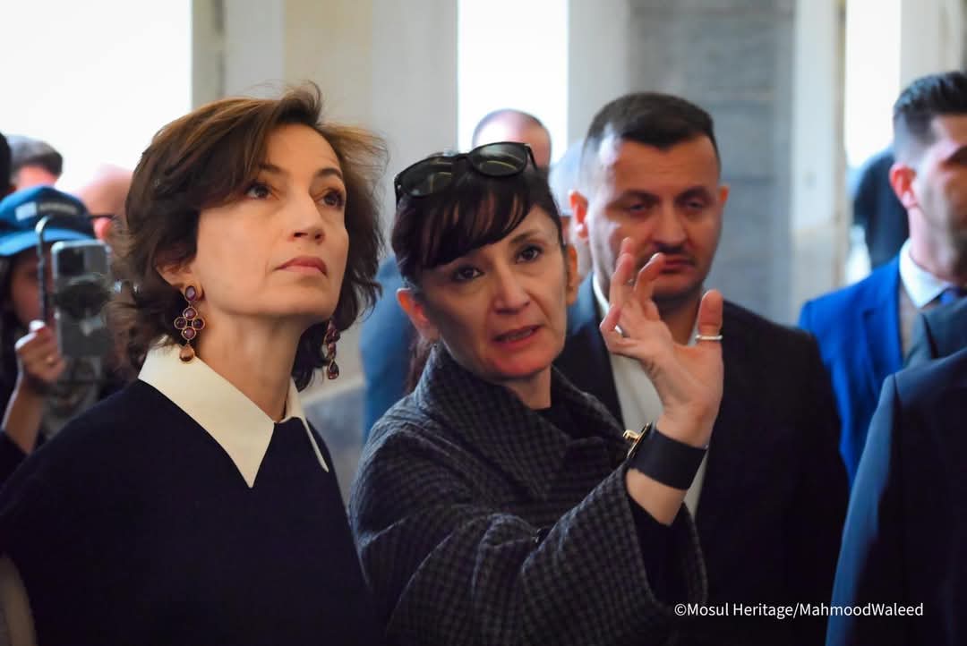 زيارة السيدة الدكتورة أودري ازولاي المدير العام لليونسكو في العالم وبحضور السيد محافظ نينوى المحترم والسيد ممثل رئاسة الوزراء والسيد رئيس مجلس محافظة نينوى وعدد من الشخصيات إلى موقع الجامع النوري للإطلاع على سير العمل بعد إكتمال مئذنة الحدباء التأريخية.

#إحياء_روح_الموصل
