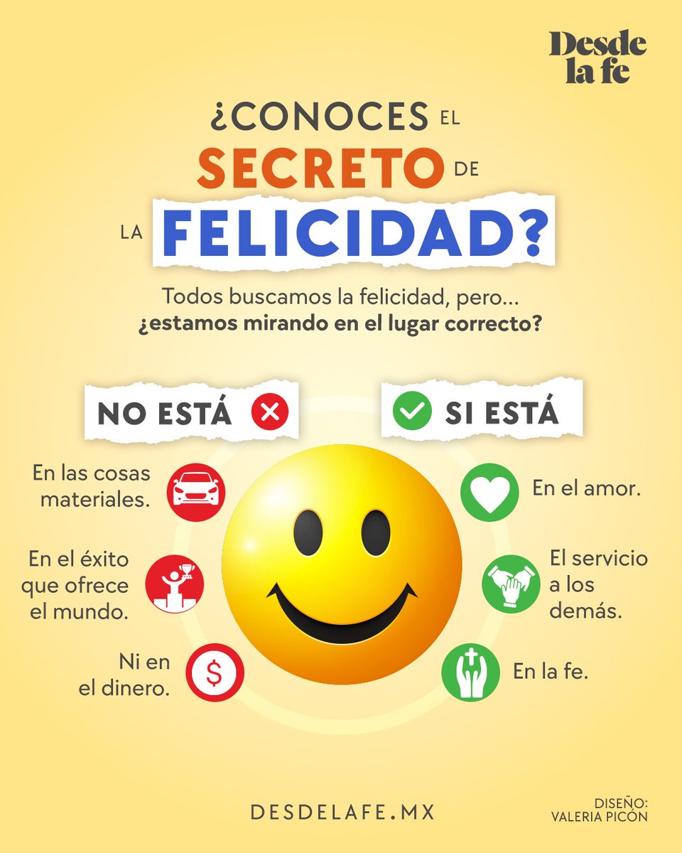 ¿Eres feliz? 🤔 Hay muchos consejos para encontrar la felicidad ☝️ pero no es ningún secreto que esto varia en cada persona; conoce más, link en los comentarios.