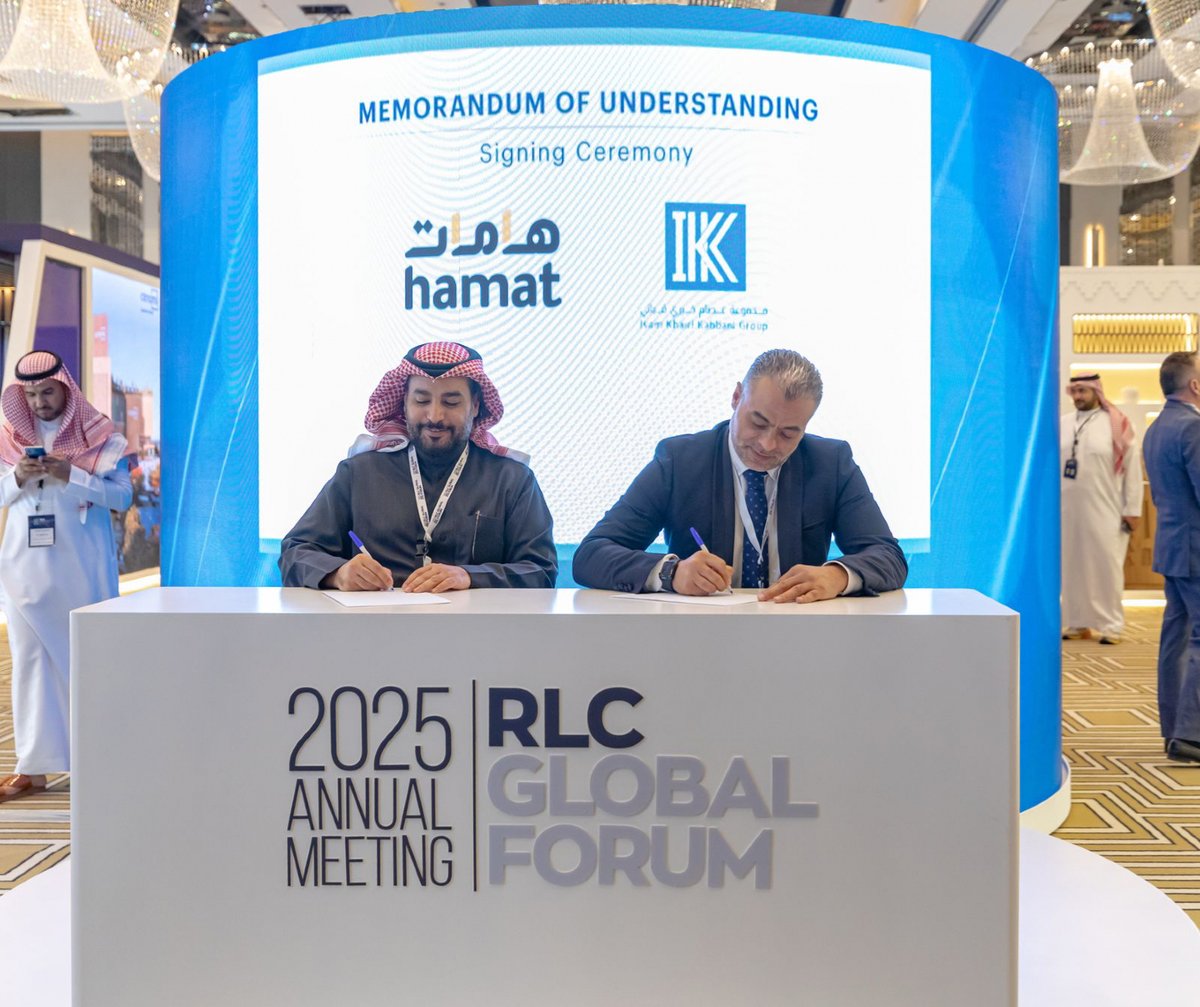 وقّعت شركة #هامات عقداً مع شركة عصام قباني وشركاه للإنشاءات والصيانة خلال منتدى RLC، وذلك لتنفيذ أعمال تدعيم جوانب الحفر في مشروع #مسار_مول بمكة المكرمة.