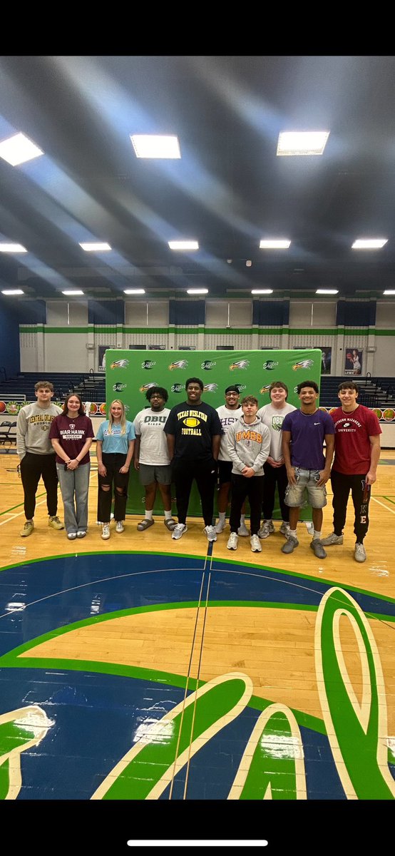 National Signing Day! Congratulations to our Bobcats, Texans, and Eagles that signed scholarships.
