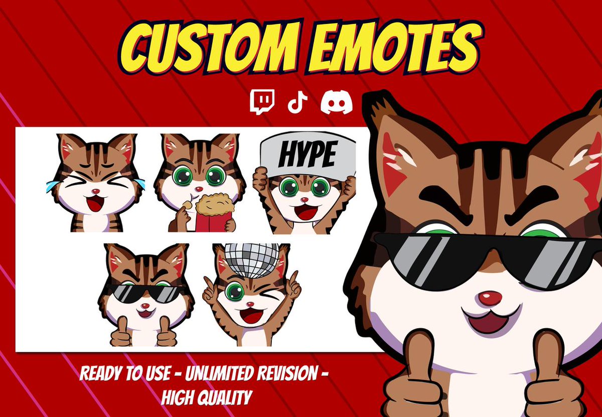 Hello!!!!🤍

How are you doing hope doing well 💫

Hear's an twitch emots for streamers hope you like 
it🤍

#twitchemots
#StreamersHispanos 
#twitchgamer 
#VTubersart 
#twitchlivestream 
#GameResources 
#Vtuber