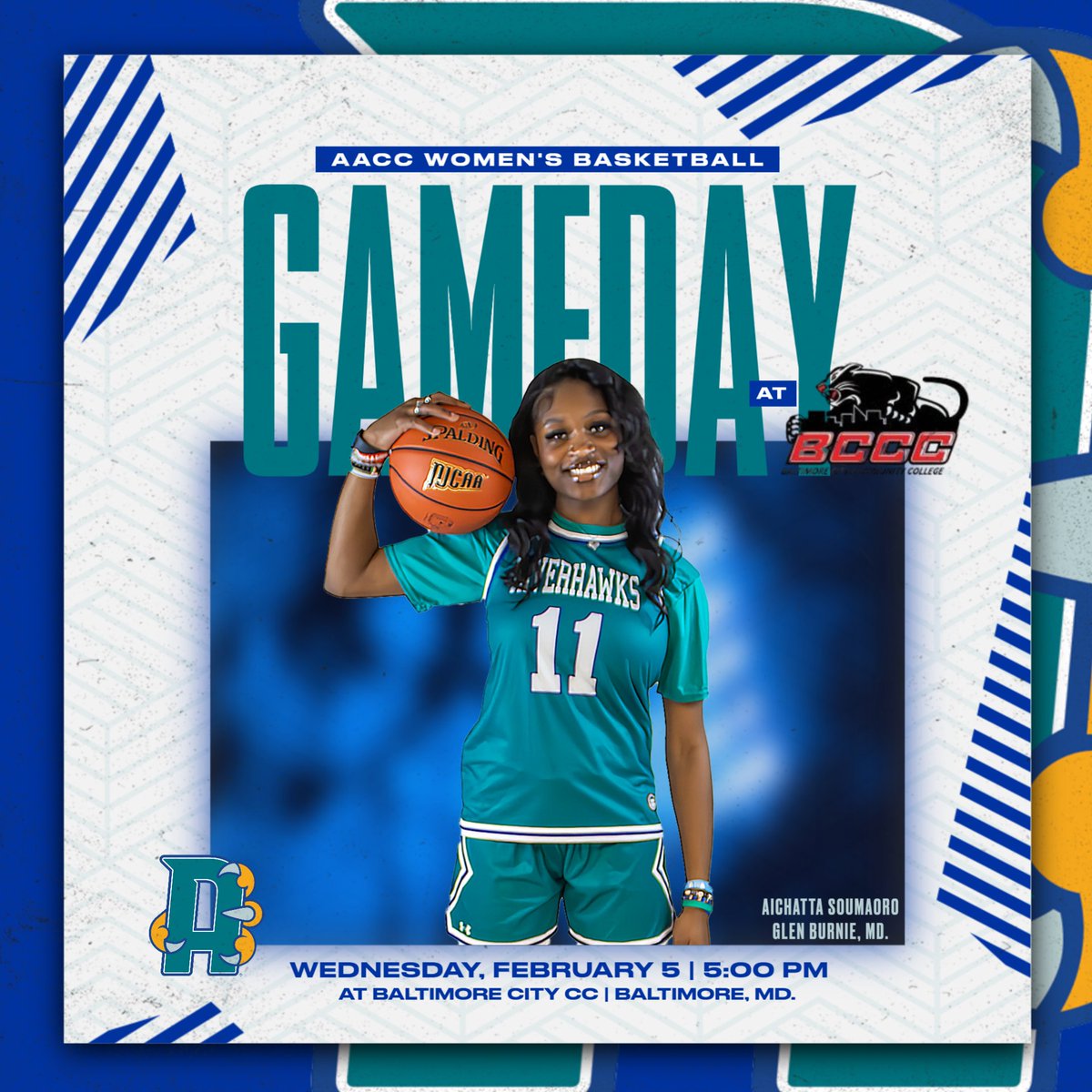 AACCAthletics's tweet photo. WBKB: IT'S GAME DAY! Women's Basketball travels to Baltimore City CC for a 5 p.m. game.
Video: https://t.co/nYkgJpWaeP https://t.co/COhahQr5iR