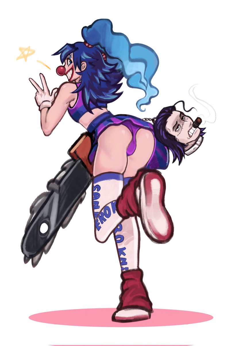 Please tell me you know about Lollipop chainsaw  🍭

#鰐バギ #crocobug #crossguild #onepiece #crocbug #buggytheclown