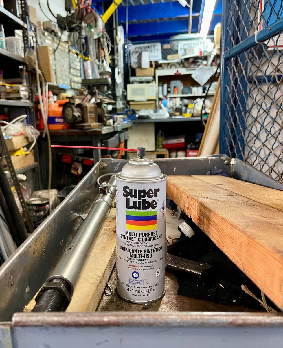Super Lube® Multi-Purpose Synthetic Lubricant with Syncolon® is a synthetic, heavy duty multi-purpose aerosol, perfect for applications in the workshop. Learn more at super-lube.com/multi-purpose-…!

#SuperLube #Aerosol #Lubricant #Lube #Hardware #Workshop #DIY #Projects