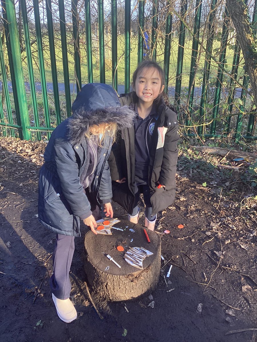 Year 2 are making owls  🦉 from fallen, woodland material in woodland learning,  which links to our book we are reading in English  - The Owl Who Was Afraid Of the Dark  #success