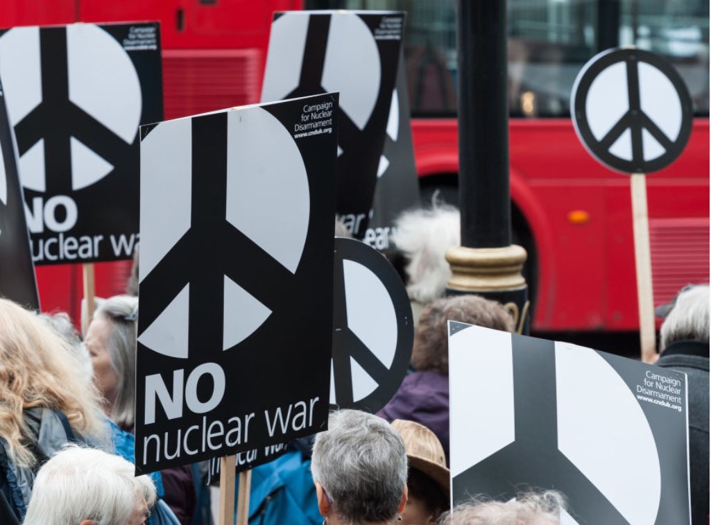 #MillaisRSP This week #MillaisYear9 is continuing their study of Ethics - focusing on the arguments for and against nuclear disarmament.