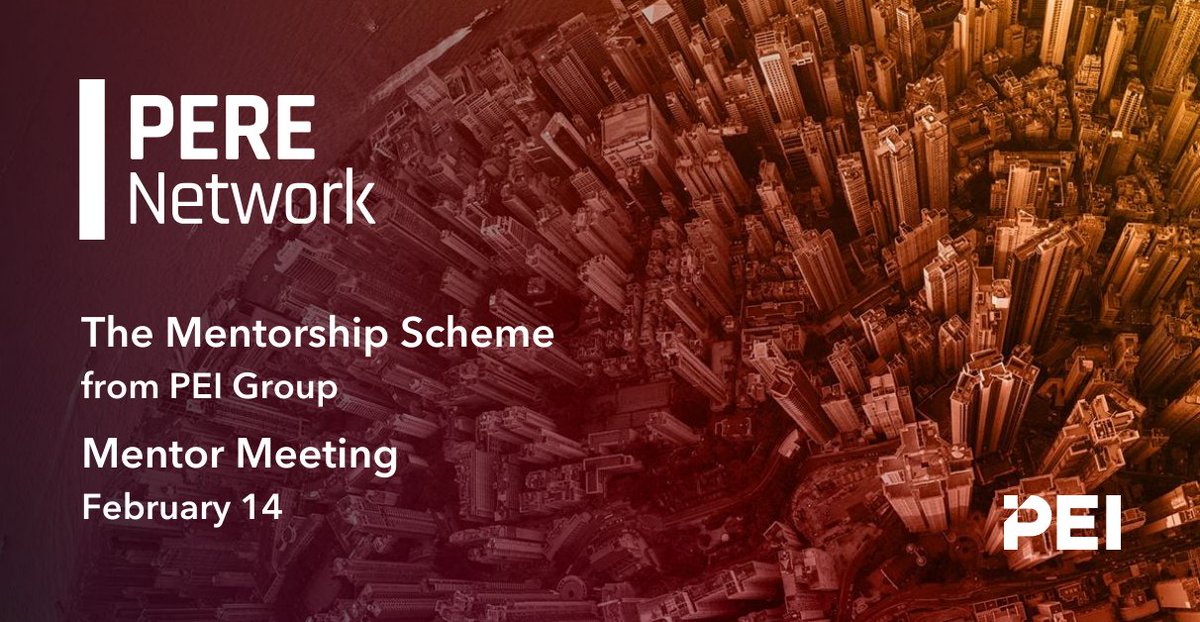 The Mentorship Scheme from @PEI brings together members from the #PERENetwork and #InfrastructureInvestorNetwork across asset classes. Join fellow mentors in this meeting, exclusively for members.

For membership details and more information, click here: okt.to/0yLJNk