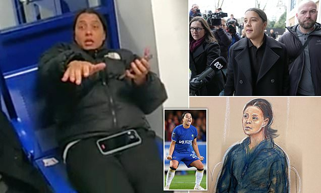 Indian heritage female footballer Sam Kerr, 31 is on trial for causing racially aggravated harassment to a police officer in Twickenham. She called the PC "stupid &amp; white."

In a taxi with her partner Kristie Mewis, one of them had been siock &amp; a window broken in a taxi, who had