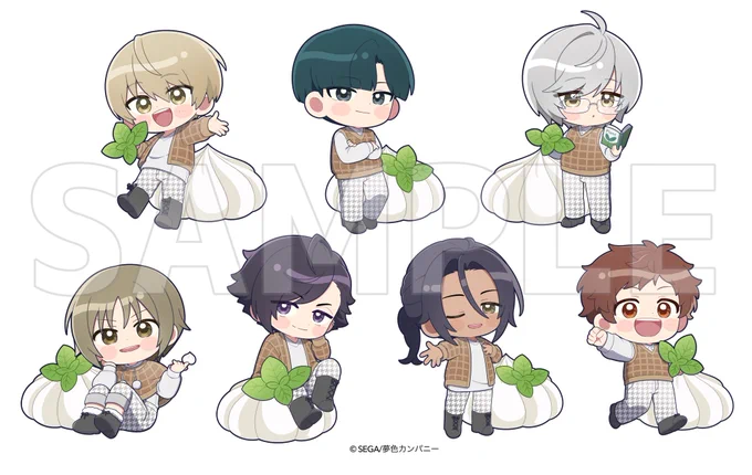 【お仕事告知】 「夢色キャスト×アニメイトカフェ」 ミニキャライラストを担当させていただきました よろしくお願いいたします!