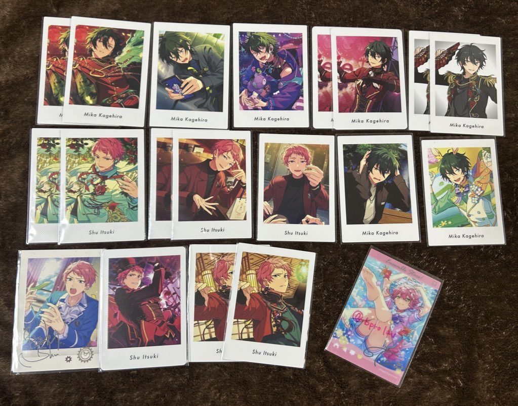 (交換)あんさんぶるスターズ あんスタ ぱしゃっつ

譲)零 アドニス 晃牙 薫 凛月 嵐 司 泉 レオ 茨 日和 ジュン 藍良 一彩 巽 みか 宗　ニキ HiMERU こはく

☟