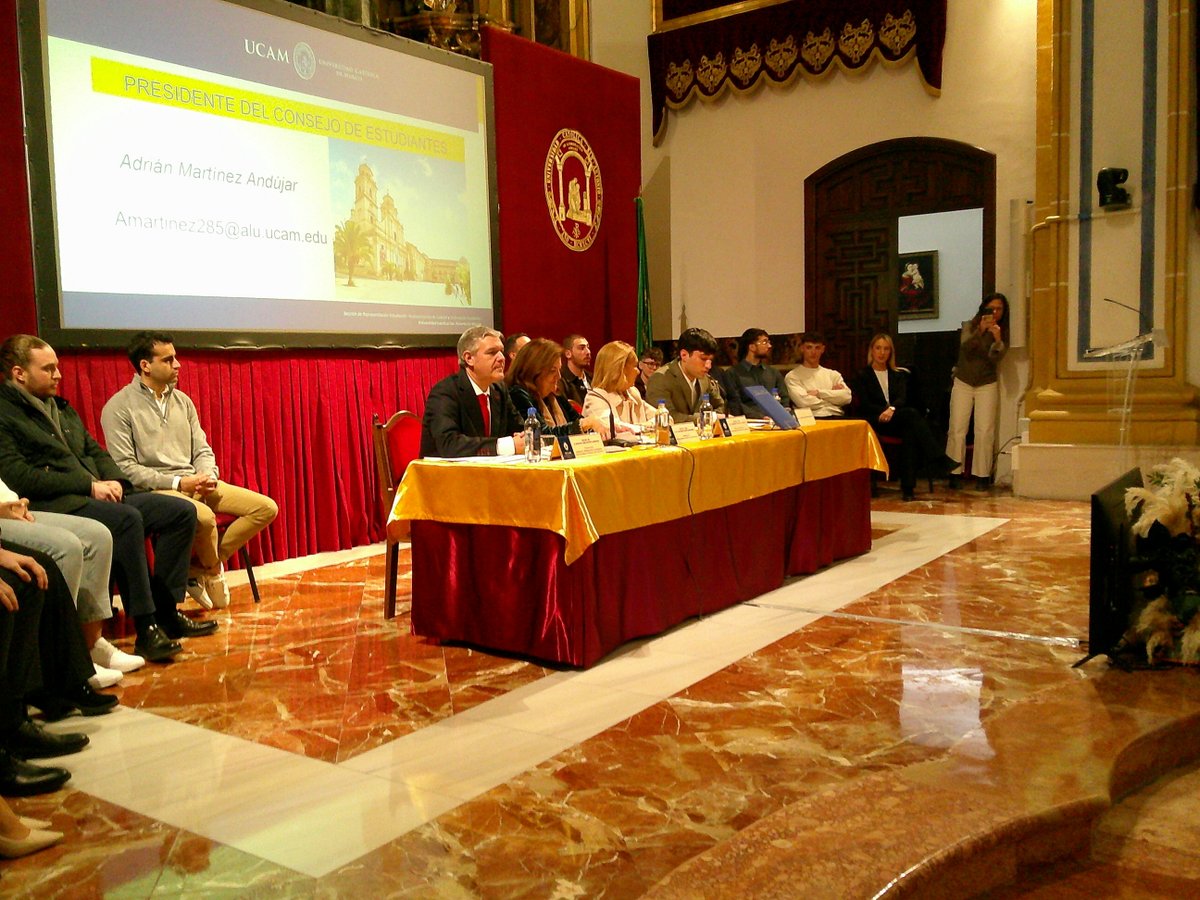 <a href="/UCAM/">UCAM Universidad</a> 
➡️II Jornadas de Representación Estudiantil 05/02/2025

❤️Un relevo muy emotivo, gracias <a href="/adrian_massotti/">Adrián Massotti Peinado</a> 
👏Gracias queridos alumnos.

📸Visita nuestra galería de fotos de la Jornada de hoy.
photos.app.goo.gl/eUccK2vdAngbSK…
🚀¡¡Gracias a todos!!