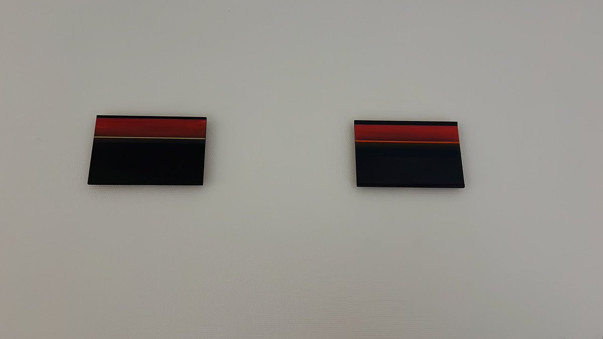Mooie flatliners op de muur bij de cardiologen <a href="/IsalaZiekenhuis/">Isala</a> 😃.