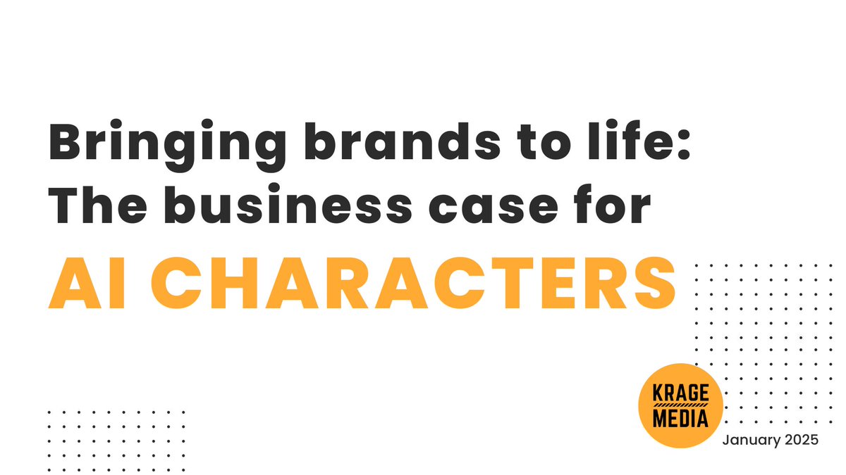 I've just published this white paper for anyone building interactive #AI interfaces.

TL;DR - We're moving beyond #ChatBots into personalised and character-based AI (like <a href="/Boardy_ai/">Boardy</a>) and this has stats to back up the #ROI.

Read here: linkedin.com/posts/jeremiah…