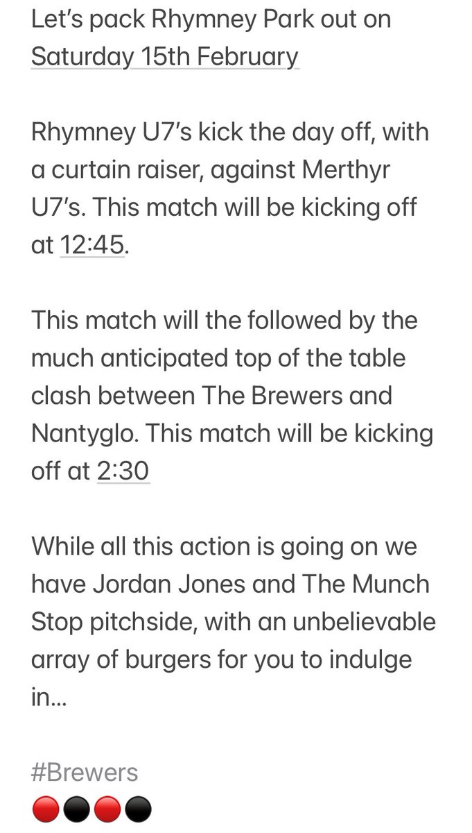 rhymneyrfc's tweet photo. Please repost… https://t.co/i9AGgCOc4m