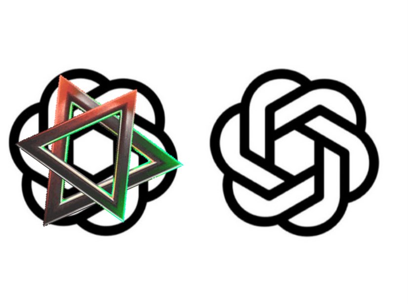 ChatGPT logosunda bulunan iç içe geçmiş üçgenler Masonizm sembolüdür