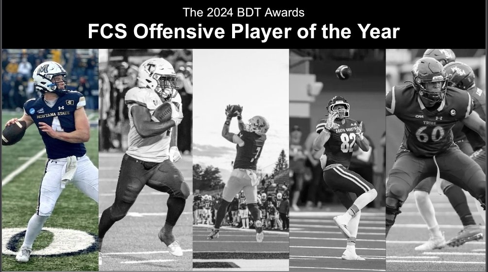 Big Dudes in the Trenches (@bdtfootball) on Twitter photo Finshing up the Offense, our FCS Offensive Player of the Year goes to <a href="/Tommy_Mellott/">Tommy Mellott</a> of <a href="/MSUBobcats_FB/">Montana State Football</a>! A Shame he didn't get one last chance to sling it to win it! Congrats as well to our other finalists winners, <a href="/KayvonBritten/">Kayvon Britten</a>, <a href="/EftonChism/">Efton Chism III</a>, <a href="/JjGalbreath/">JJ Galbreath</a>, and <a href="/CharlesGrant51/">Charles Grant</a>! Finshing up the Offense, our FCS Offensive Player of the Year goes to <a href="/Tommy_Mellott/">Tommy Mellott</a> of <a href="/MSUBobcats_FB/">Montana State Football</a>! A Shame he didn't get one last chance to sling it to win it! Congrats as well to our other finalists winners, <a href="/KayvonBritten/">Kayvon Britten</a>, <a href="/EftonChism/">Efton Chism III</a>, <a href="/JjGalbreath/">JJ Galbreath</a>, and <a href="/CharlesGrant51/">Charles Grant</a>!